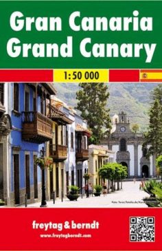 Gran Canaria, f&b mapa de carreteras y senderos