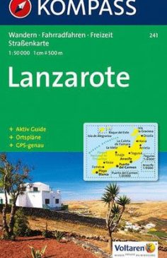 Lanzarote, Kompass-Wanderkarte