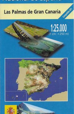 Karte Gran Canaria MTN25 im Maßstab 1:25000
