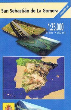 Karte La Gomera MTN25 im Maßstab 1:25000