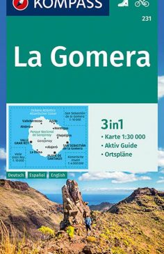 La Gomera, mapa Kompass 231