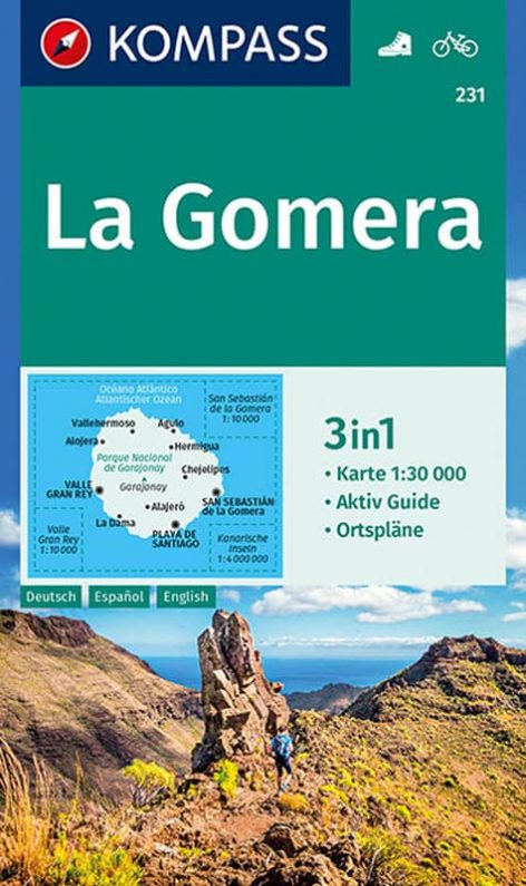 La Gomera, mapa Kompass 231