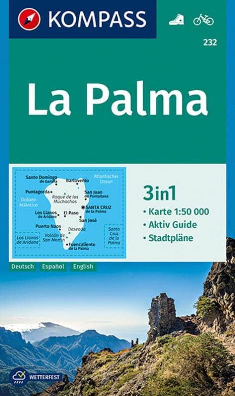 La Palma, mapa Kompass 232