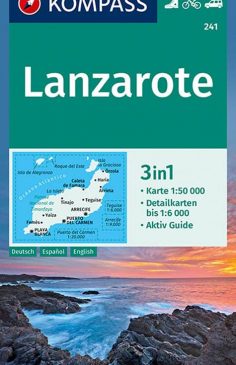 Lanzarote, mapa Kompass 241