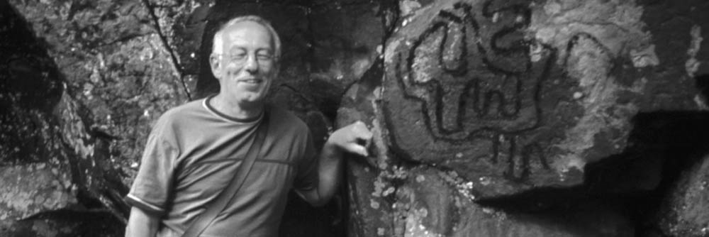 el autor Harald Braem en La Palma, Zarcita