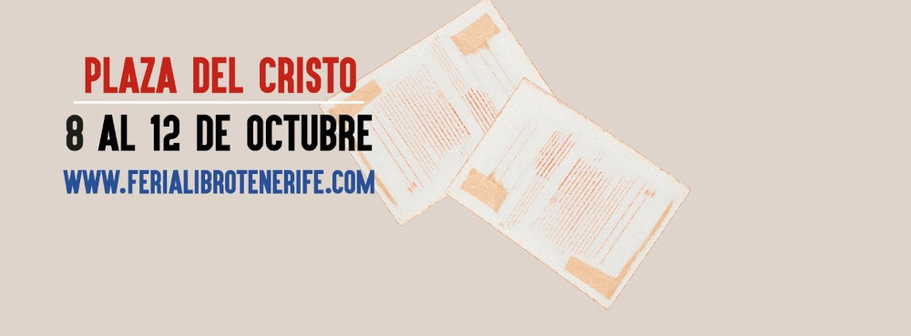 cartel anunciador Feria libro Tenerife 2026