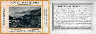 Hotel Martianez 1904-1906