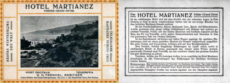 Hotel Martianez 1904-1906
